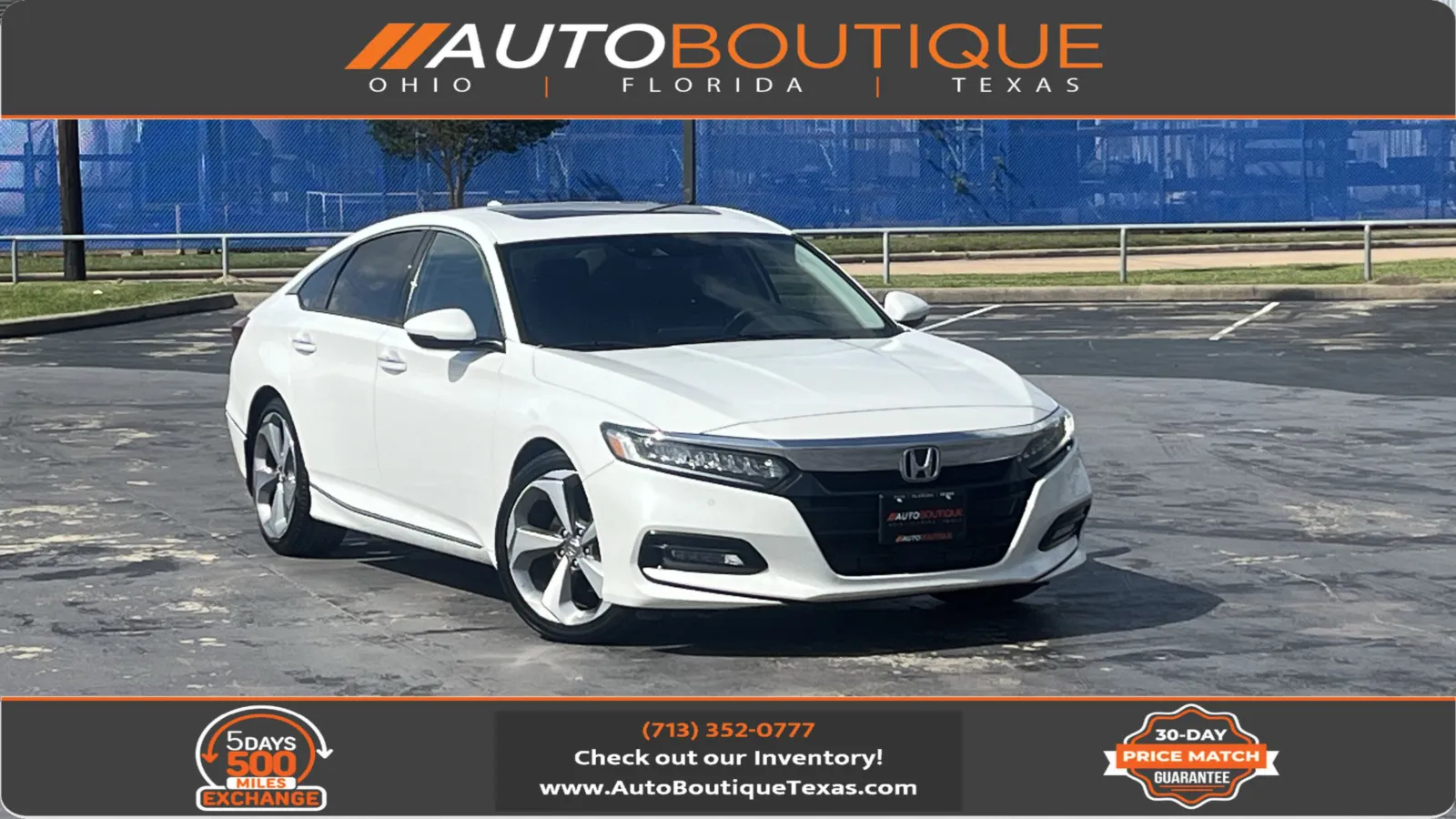 2018 Honda Accord Sedan Touring 2.0T for sale in Alvin, TX