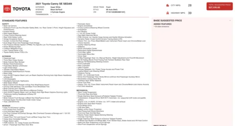 Photos of 2021 Toyota Camry SE Nightshade for sale in Alvin, TX at Auto Boutique Texas