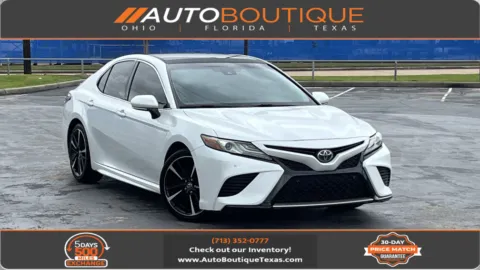 White 2018 Toyota Camry XSE for sale in Alvin, TX