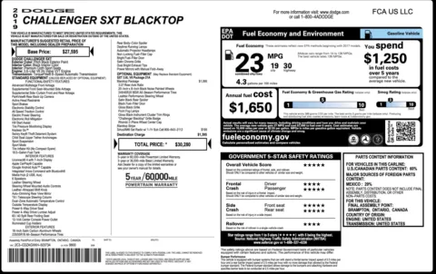 Photos of 2019 Dodge Challenger SXT for sale in Alvin, TX at Auto Boutique Texas