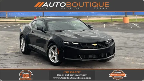 Black 2023 Chevrolet Camaro 1LT for sale in Alvin, TX