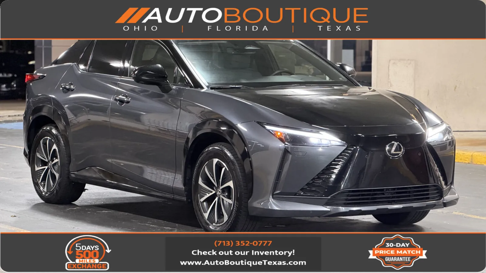 Gray 2023 Lexus RZ 450e Premium for sale in Alvin, TX