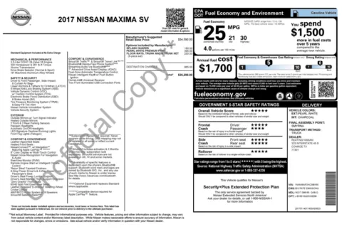 More photos of 2017 Nissan Maxima SV at Auto Boutique Texas, TX