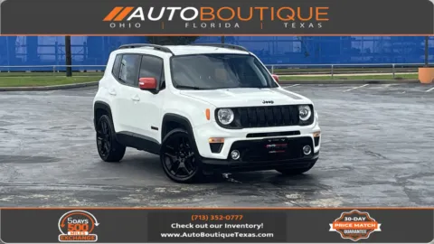 White 2020 Jeep Renegade Orange Edition for sale in Alvin, TX