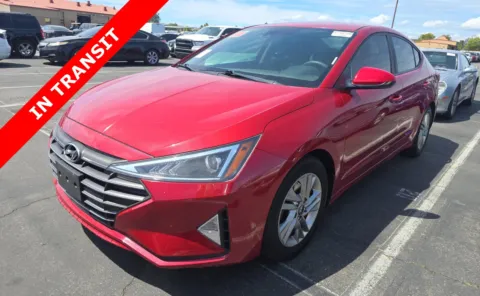 Red 2020 Hyundai Elantra SEL for sale in Alvin, TX