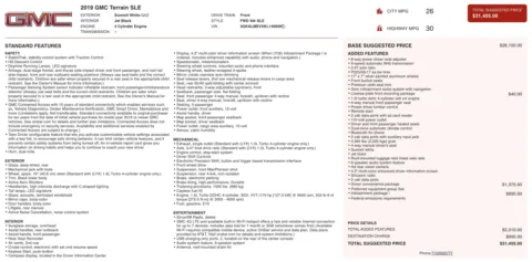 Photos of 2019 GMC Terrain SLE for sale in Alvin, TX at Auto Boutique Texas