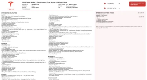 Photos of 2020 Tesla Model 3 Performance for sale in Alvin, TX at Auto Boutique Texas