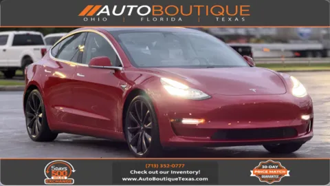 Red 2020 Tesla Model 3 Performance for sale in Alvin, TX