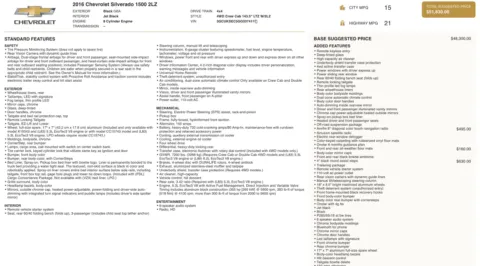 Photos of 2016 Chevrolet Silverado 1500 LTZ for sale in Alvin, TX at Auto Boutique Texas