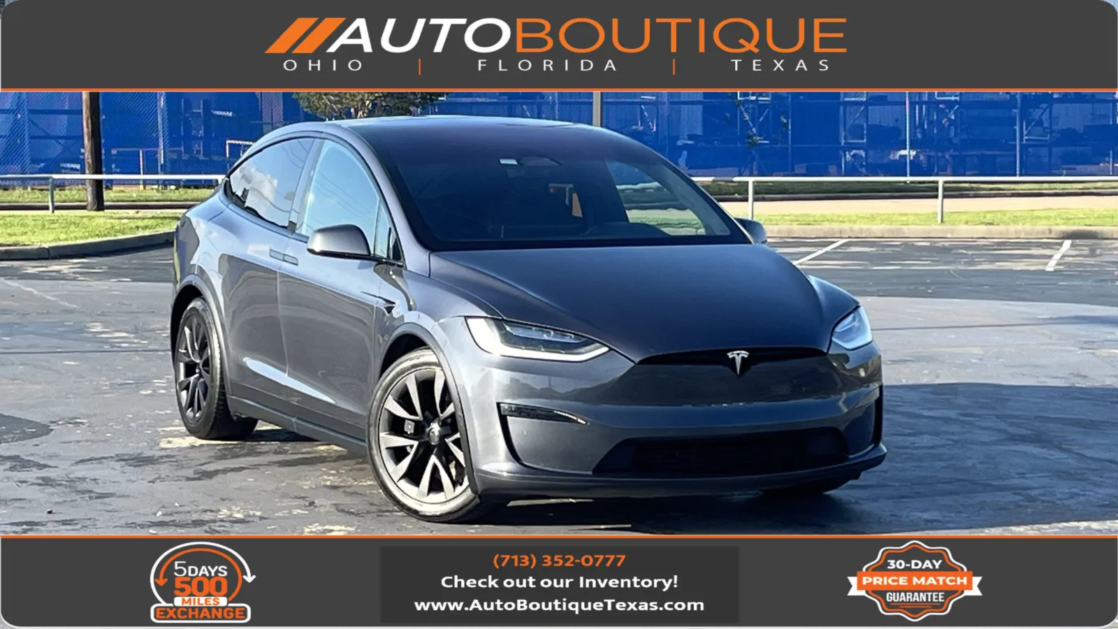 Gray 2023 Tesla Model X for sale in Alvin, TX