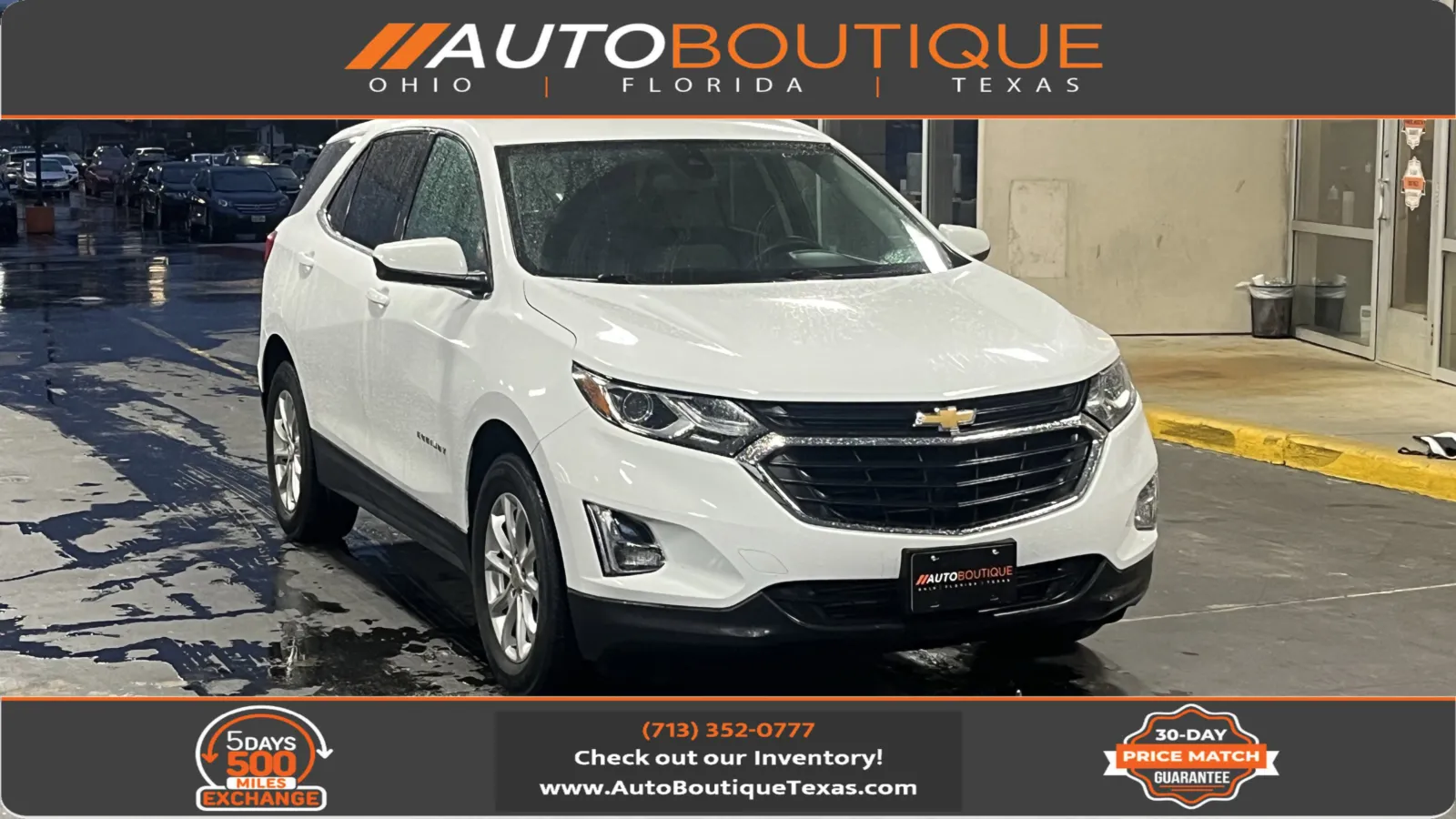 White 2020 Chevrolet Equinox LT for sale in Alvin, TX