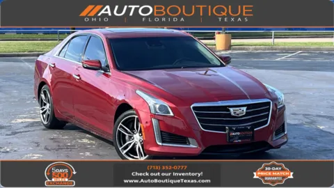 Red 2019 Cadillac CTS Sedan V-Sport RWD for sale in Alvin, TX