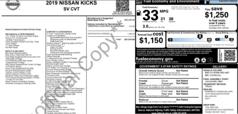 Photos of 2019 Nissan Kicks SV for sale in Alvin, TX at Auto Boutique Texas