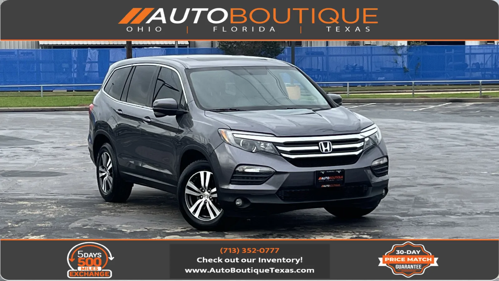 2016 Honda Pilot EX-L for sale in Alvin, TX