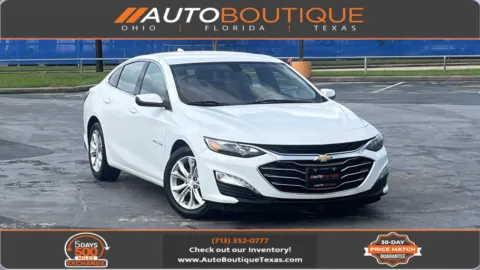 White 2020 Chevrolet Malibu LT for sale in Alvin, TX