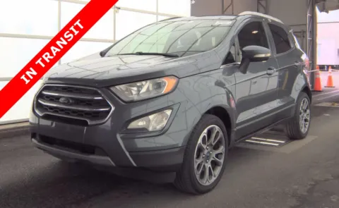 Gray 2020 Ford EcoSport Titanium for sale in Alvin, TX