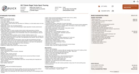 Photos of 2017 Buick Regal Sport Touring for sale in Alvin, TX at Auto Boutique Texas