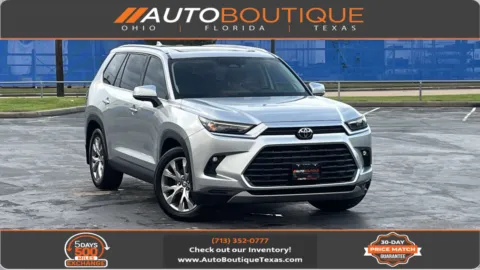 Silver 2024 Toyota Grand Highlander Limited for sale in Alvin, TX