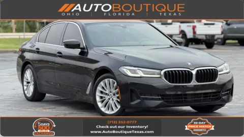 Black 2021 BMW 5 Series 530i for sale in Alvin, TX