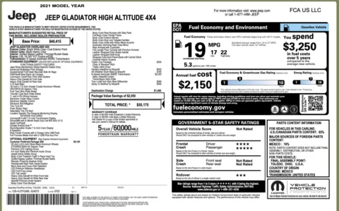 More photos of 2021 JEEP GLADIATOR High Altitude at Auto Boutique Texas, TX