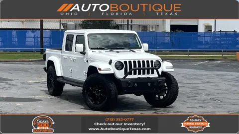 White 2021 JEEP GLADIATOR High Altitude for sale in Alvin, TX