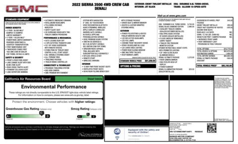 Photos of 2022 GMC Sierra 3500HD Denali for sale in Alvin, TX at Auto Boutique Texas