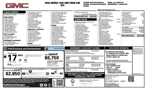 Photos of 2020 GMC Sierra 1500 AT4 for sale in Alvin, TX at Auto Boutique Texas