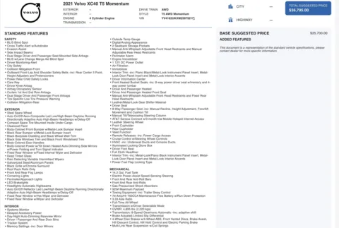 Photos of 2021 Volvo XC40 Momentum for sale in Alvin, TX at Auto Boutique Texas