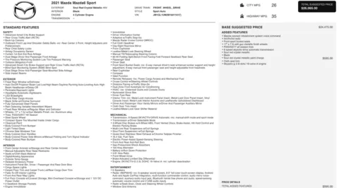 Photos of 2021 Mazda Mazda6 Sport for sale in Alvin, TX at Auto Boutique Texas