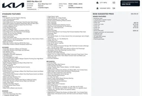 Photos of 2023 Kia Niro LX for sale in Alvin, TX at Auto Boutique Texas