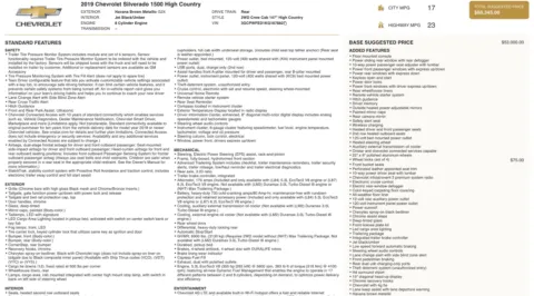 Photos of 2019 Chevrolet Silverado 1500 High Country for sale in Alvin, TX at Auto Boutique Texas