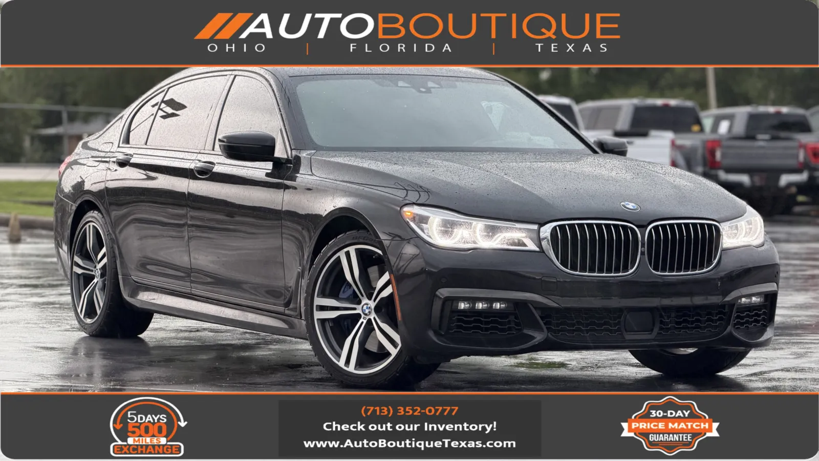 Black 2019 BMW 7 Series 750i for sale in Alvin, TX