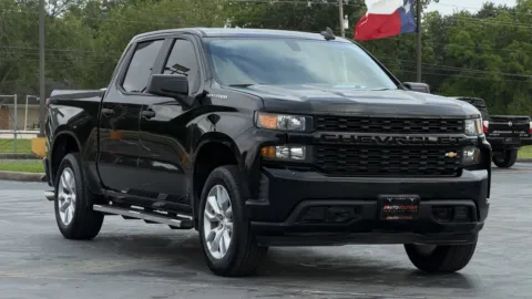 Black 2020 Chevrolet Silverado 1500 Custom for sale in Alvin, TX