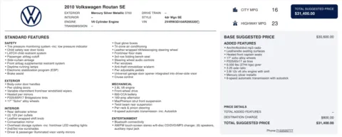 More photos of 2010 Volkswagen Routan SE at Auto Boutique Texas, TX