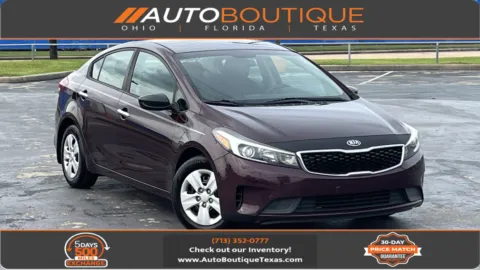 Red 2017 Kia Forte LX for sale in Alvin, TX