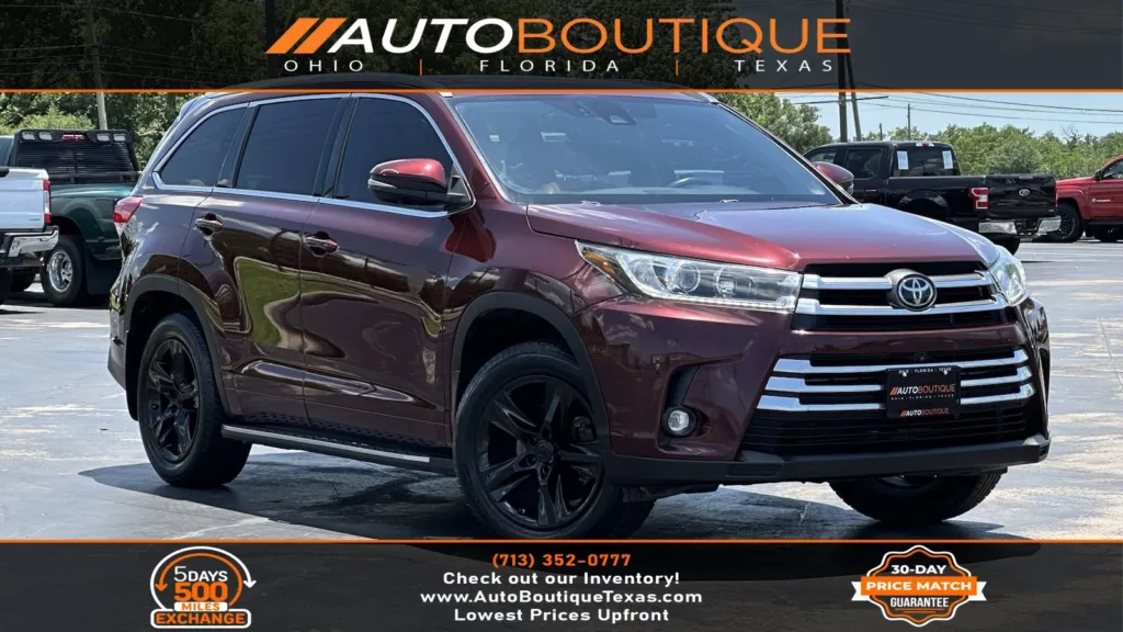 2019 Toyota Highlander Limited Platinum for sale in Alvin, TX