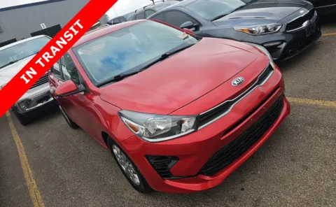 Red 2021 Kia Rio 5-Door S for sale in Alvin, TX
