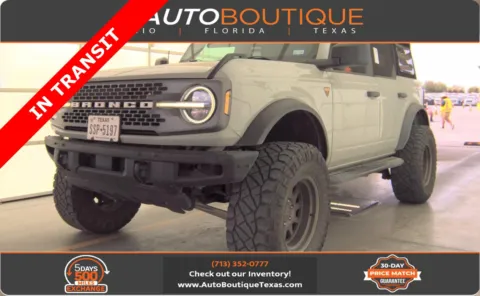 Gray 2021 Ford Bronco Badlands for sale in Alvin, TX