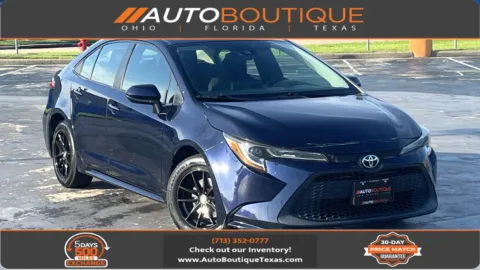 Blue 2022 Toyota Corolla LE for sale in Alvin, TX