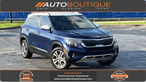 Blue 2021 Kia Seltos S for sale in Alvin, TX