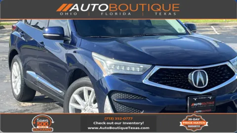 Blue 2019 Acura RDX for sale in Alvin, TX