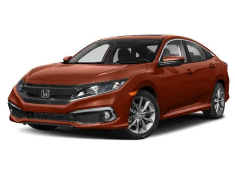 White 2019 Honda Civic Sedan EX-L for sale in Alvin, TX