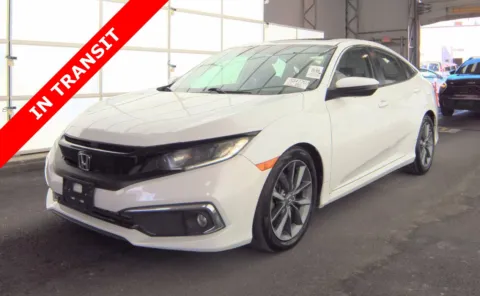White 2019 Honda Civic Sedan EX-L for sale in Alvin, TX