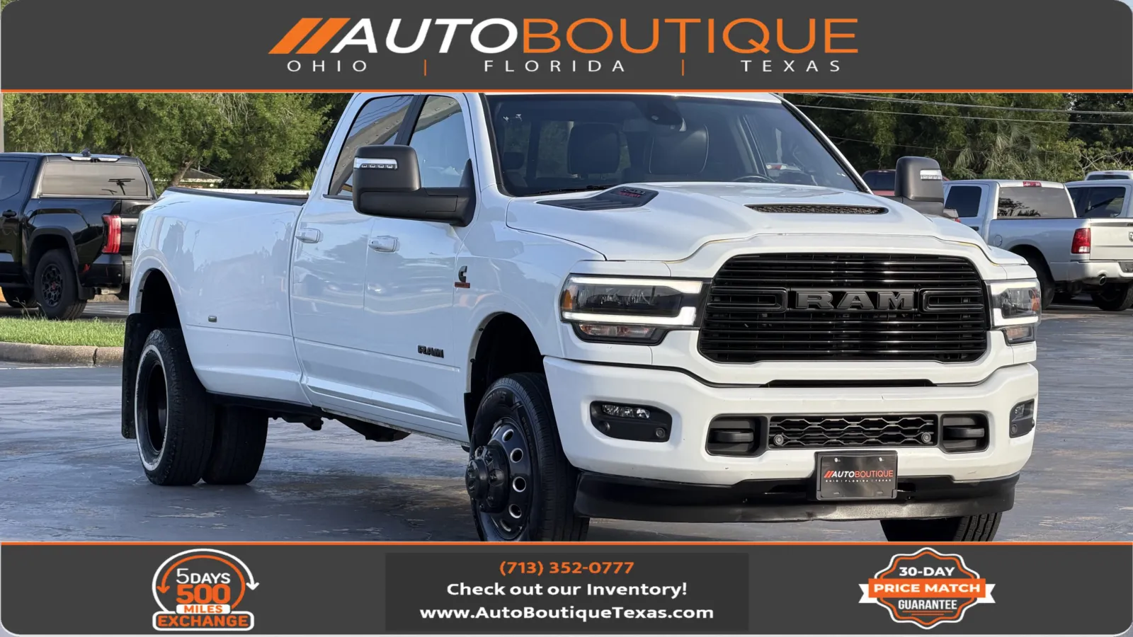 White 2024 Ram 3500 Laramie for sale in Alvin, TX