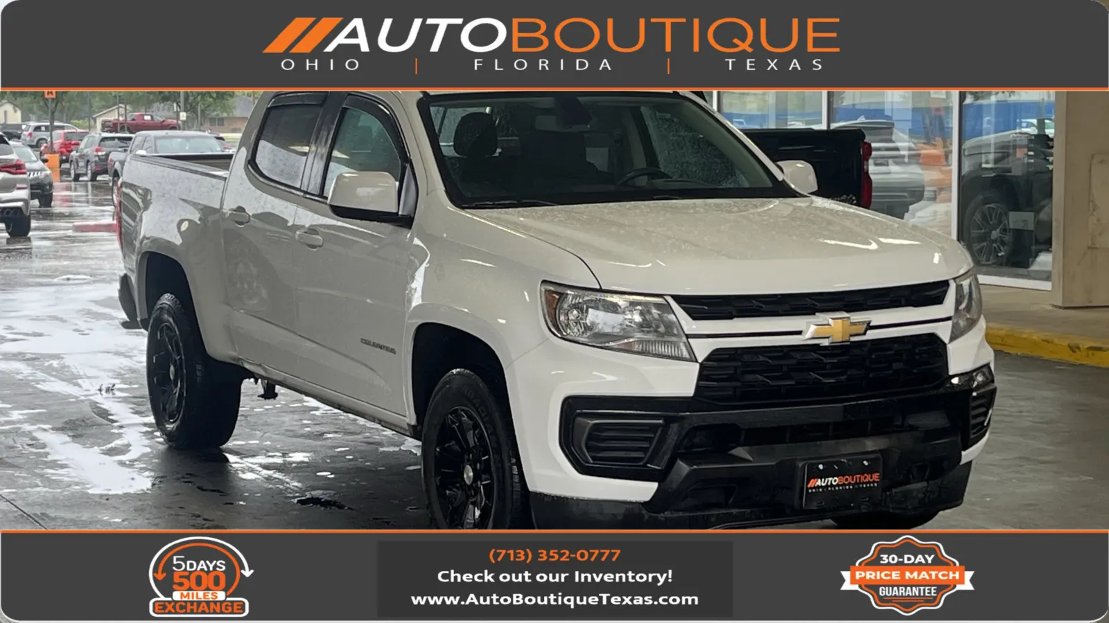 White 2021 Chevrolet Colorado 2WD LT for sale in Alvin, TX