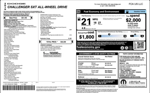 Photos of 2019 Dodge Challenger SXT for sale in Alvin, TX at Auto Boutique Texas