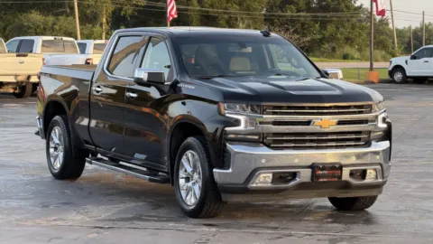 Black 2021 Chevrolet Silverado 1500 LTZ for sale in Alvin, TX