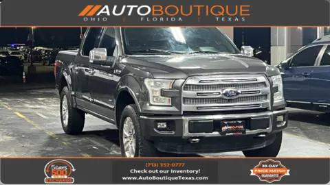 Gray 2015 Ford F-150 Platinum for sale in Alvin, TX