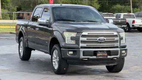 Gray 2015 Ford F-150 Platinum for sale in Alvin, TX