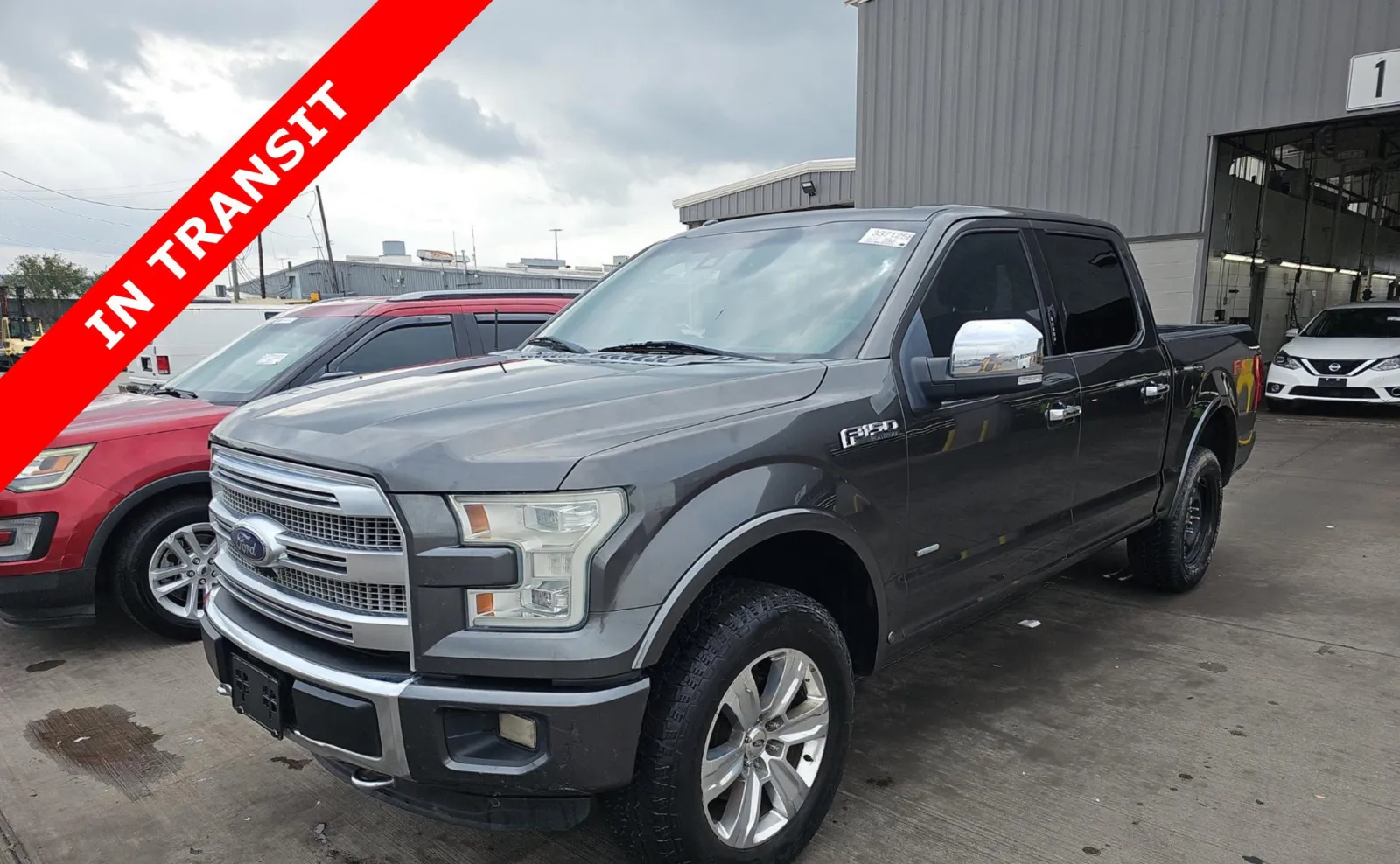 Gray 2015 Ford F-150 Platinum for sale in Alvin, TX